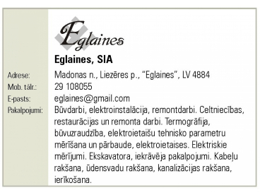 EGLAINES SIA